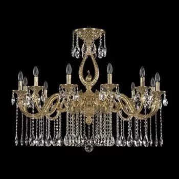 Подвесная хрустальная люстра 7101 Bohemia 71401/12/360 A G FS2B