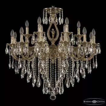 Подвесная хрустальная люстра 7101 Bohemia 71401/12+6/300 B GB FA10M