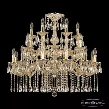 Подвесная хрустальная люстра 7102 Bohemia 71102/12+6+6/300/2d A GW