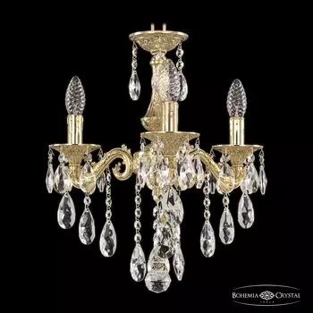 Подвесная хрустальная люстра 7102 Bohemia 71102/3/125 B G