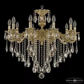 Подвесная хрустальная люстра 7102 Bohemia 71202/10/250 B G