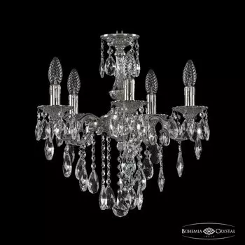 Подвесная хрустальная люстра 7201 Bohemia 72101/5/125 B Ni