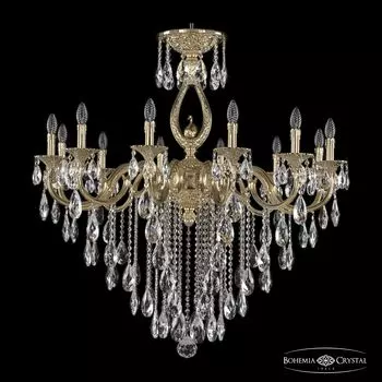 Подвесная хрустальная люстра 7201 Bohemia 72401/12/360 B G FS2B