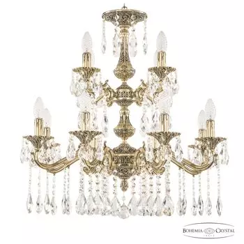 Подвесная хрустальная люстра 7202 Bohemia 72102/8+4/210/2d A GB