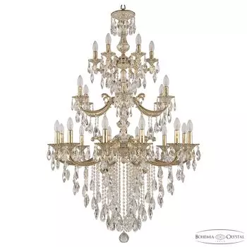 Подвесная хрустальная люстра 7208 Bohemia 72108/12+6+6/300/3d B GW