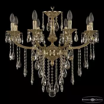 Подвесная хрустальная люстра 7216 Bohemia 72116/8/210 B G