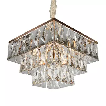 Подвесная хрустальная люстра Arenella Omnilux OML-72603-08