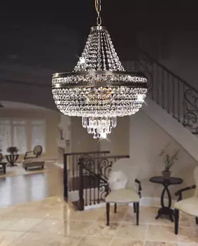 Подвесная хрустальная люстра Belladoria Lumina Deco LDP 10171