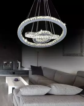 Подвесная хрустальная люстра Lumina Deco DDP 6797-500
