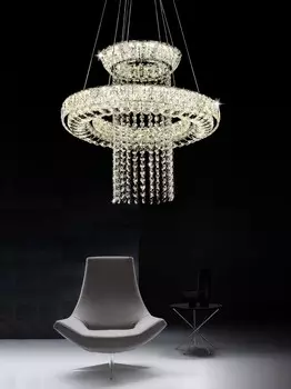 Подвесная хрустальная люстра Lumina Deco DDP 6939