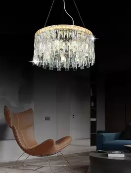 Подвесная хрустальная люстра Lumina Deco DDP 9883-80D