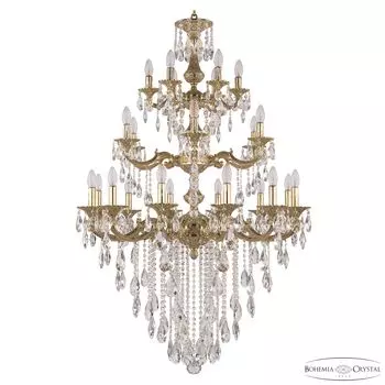 Подвесная хрустальная люстра Verona Bohemia 72114/12+6+6/300/3d B G