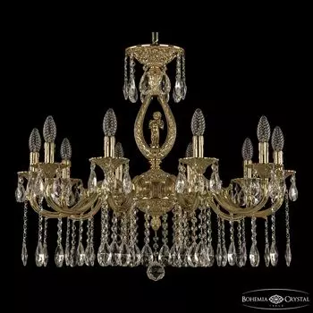 Подвесная хрустальная люстра Verona Bohemia 72401/10/250 A G FA4M