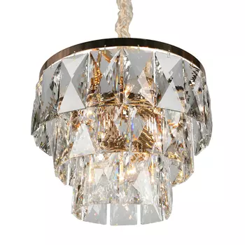 Подвесная хрустальная люстра Volpedo Omnilux OML-72903-09