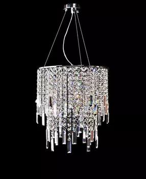 Подвесная хрустальная люстра Zucchero Lumina Deco LDP 2159-350 CHR