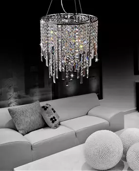 Подвесная хрустальная люстра Zucchero Lumina Deco LDP 2159-450 CHR