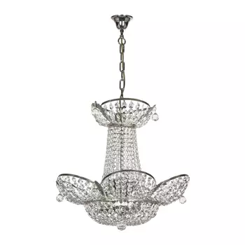 Подвесная хрустальная люстра Alassio Arti Lampadari Alassio E 1.5.50.6