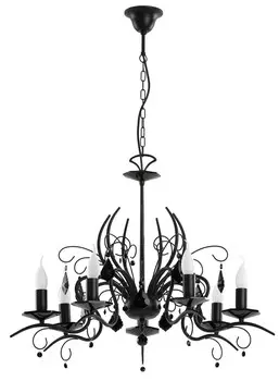 Подвесная люстра Alfa (СМ) Mona Black 16127