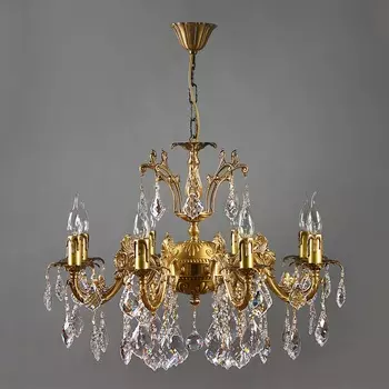 Подвесная хрустальная люстра Granada Ambiente 2118/8 AB New Leaf