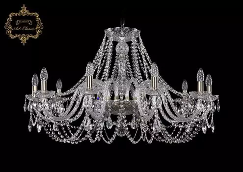 Подвесная хрустальная люстра 11.11 Art Classic 11.11.10.360.Br.Sp