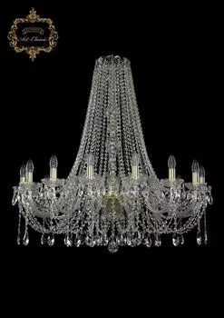 Подвесная хрустальная люстра 11.12 Art Classic 11.12.16.360.h-100.Gd.S