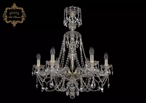 Подвесная хрустальная люстра 11.21 Art Classic 11.21.6.220.XL-76.Gd.Sp