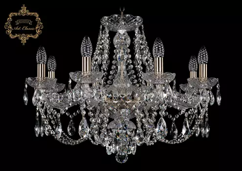 Подвесная хрустальная люстра 11.21 Art Classic 11.21.8.220.Br.Sp