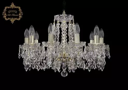 Подвесная хрустальная люстра 11.23 Art Classic 11.23.10.200.Gd.Dr