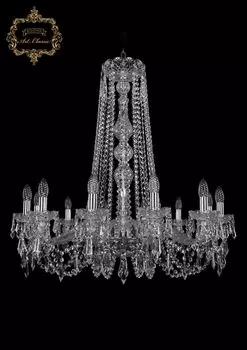 Подвесная хрустальная люстра 11.23 Art Classic 11.23.12.300.h-87.Cr.Dr