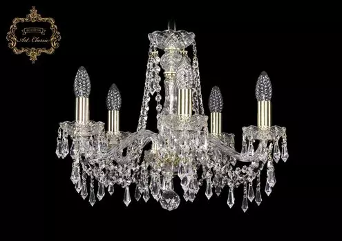 Подвесная хрустальная люстра 11.23 Art Classic 11.23.5.165.Gd.Dr