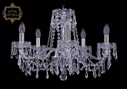 Подвесная хрустальная люстра 11.23 Art Classic 11.23.5.200.Cr.Dr