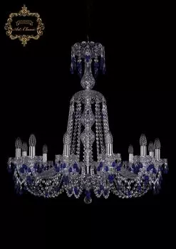 Подвесная хрустальная люстра 11.24 Art Classic 11.24.12.300.XL-87.Cr.V