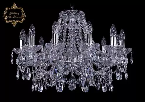 Подвесная хрустальная люстра 11.25 Art Classic 11.25.12.220.Cr.Sp
