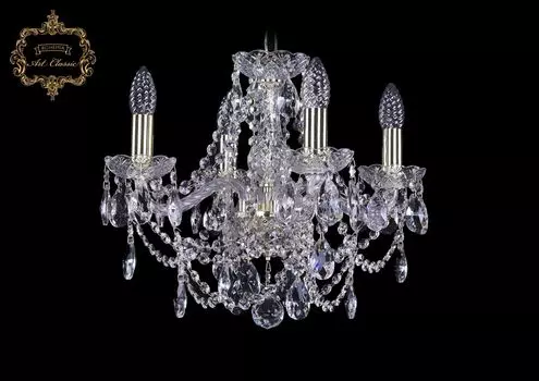 Подвесная хрустальная люстра 11.25 Art Classic 11.25.4.141.Gd.Sp