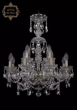 Подвесная хрустальная люстра 11.25 Art Classic 11.25.8+4.200.XL-66.Br.