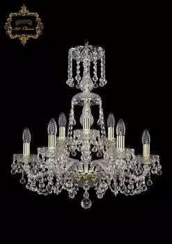 Подвесная хрустальная люстра 11.26 Art Classic 11.26.6+3.200.XL-66.Gd.