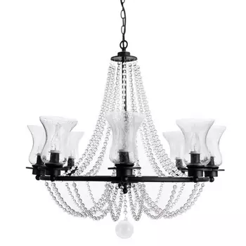 Подвесная люстра Arte Lamp A6586LM-8BK