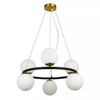 Подвесная люстра Arte Lamp Alcor A2224SP-6BK