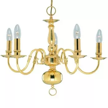 Подвесная люстра Arte Lamp FLEMISH A1019LM-5PB