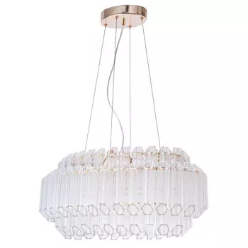 Подвесная хрустальная люстра Jastin Arte Lamp A2848SP-5GO