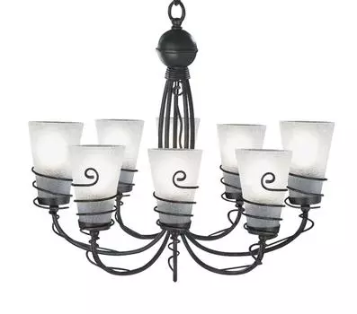 Подвесная люстра Arte Lamp SPIRAL A9051LM-8BR