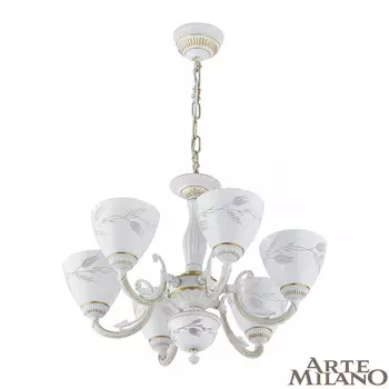 Подвесная люстра Arte Milano Am343659 343659/6 WT+G