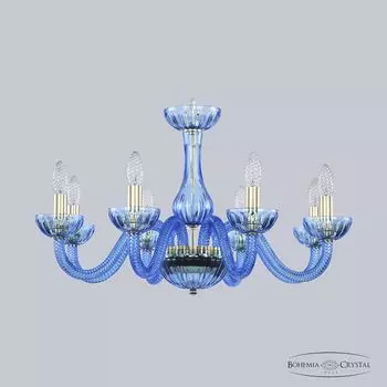 Подвесная люстра Bohemia 1310 1310/8/240 G Aq/Aquamarime/M-1H