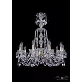 Подвесная хрустальная люстра 1402 Bohemia 1402/10/240/XL-73 G