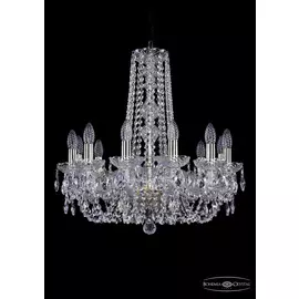 Подвесная хрустальная люстра 1402 Bohemia 1402/12/195/h-60 G