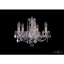 Подвесная хрустальная люстра 1402 Bohemia 1402/5/141 G Leafs