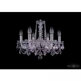 Подвесная хрустальная люстра 1402 Bohemia 1402/6/160 Ni Leafs