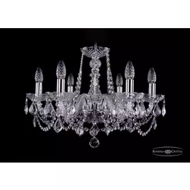 Подвесная хрустальная люстра 1402 Bohemia 1402/6/195 Ni Leafs