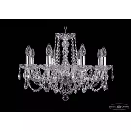 Подвесная хрустальная люстра 1402 Bohemia 1402/8/195 Ni