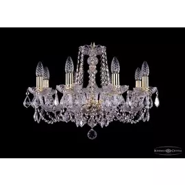 Подвесная хрустальная люстра 1402 Bohemia 1402/8/195 G Leafs